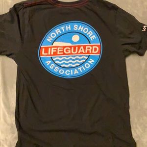 RVCA/NORTH SHORE LIFEGUARD T SHIRT  LRG